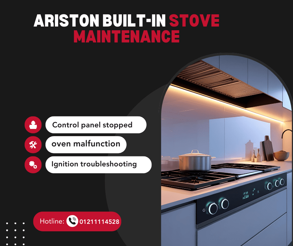 Ariston Cooker & Built-in Oven Maintenance in Egypt